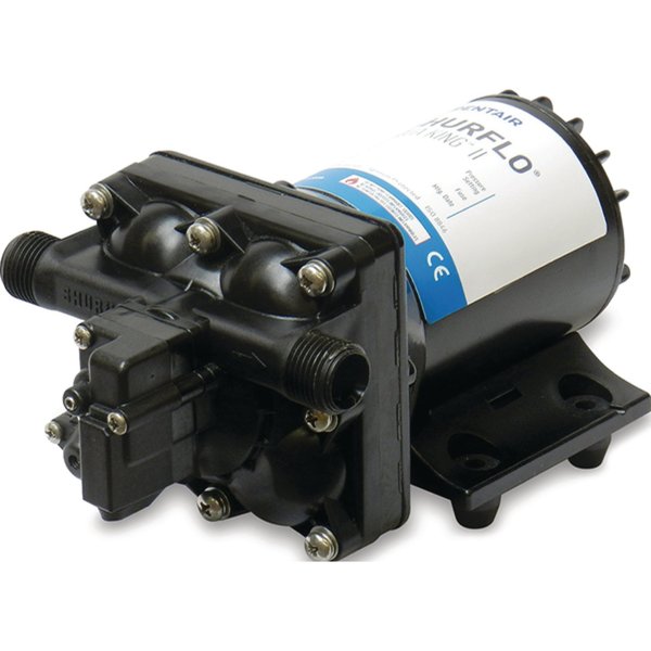 Shurflo Shurflo Aqua King II Black 55 PSI 3 GPM Automatic Fresh Water Pump 8 1/8" x 5" x 4 1/8" 4138-111-E65